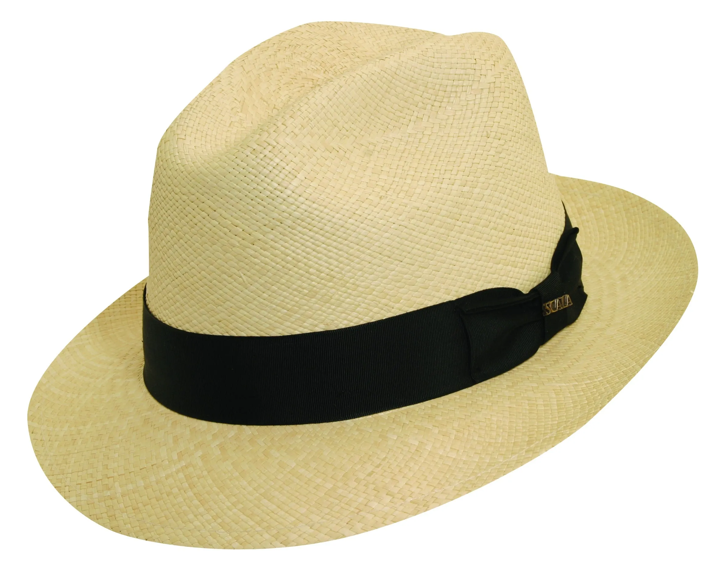 Scala Napa Grade 3 Panama Snap Brim Fedora