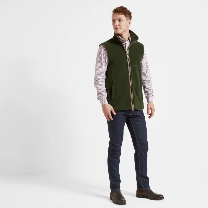 Schoffel Oakham Fleece Gilet - Forest