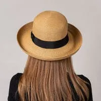 Sconset, Medium Brim - Packable Straw, Natural