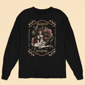 Scorpio Zodiac Long Sleeve Shirt