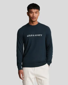 Script Jacquard Jumper