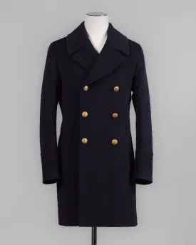 Sealup Wool & Cashmere Peacoat / Navy