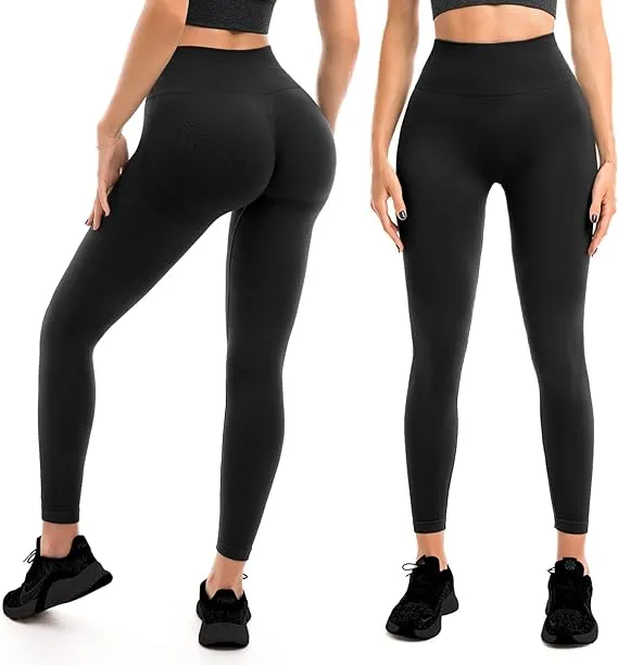 Seamless Butt Lifting Leggings for Women Workout, High Waisted Scrunch Butt Leggings for Gym Yoga