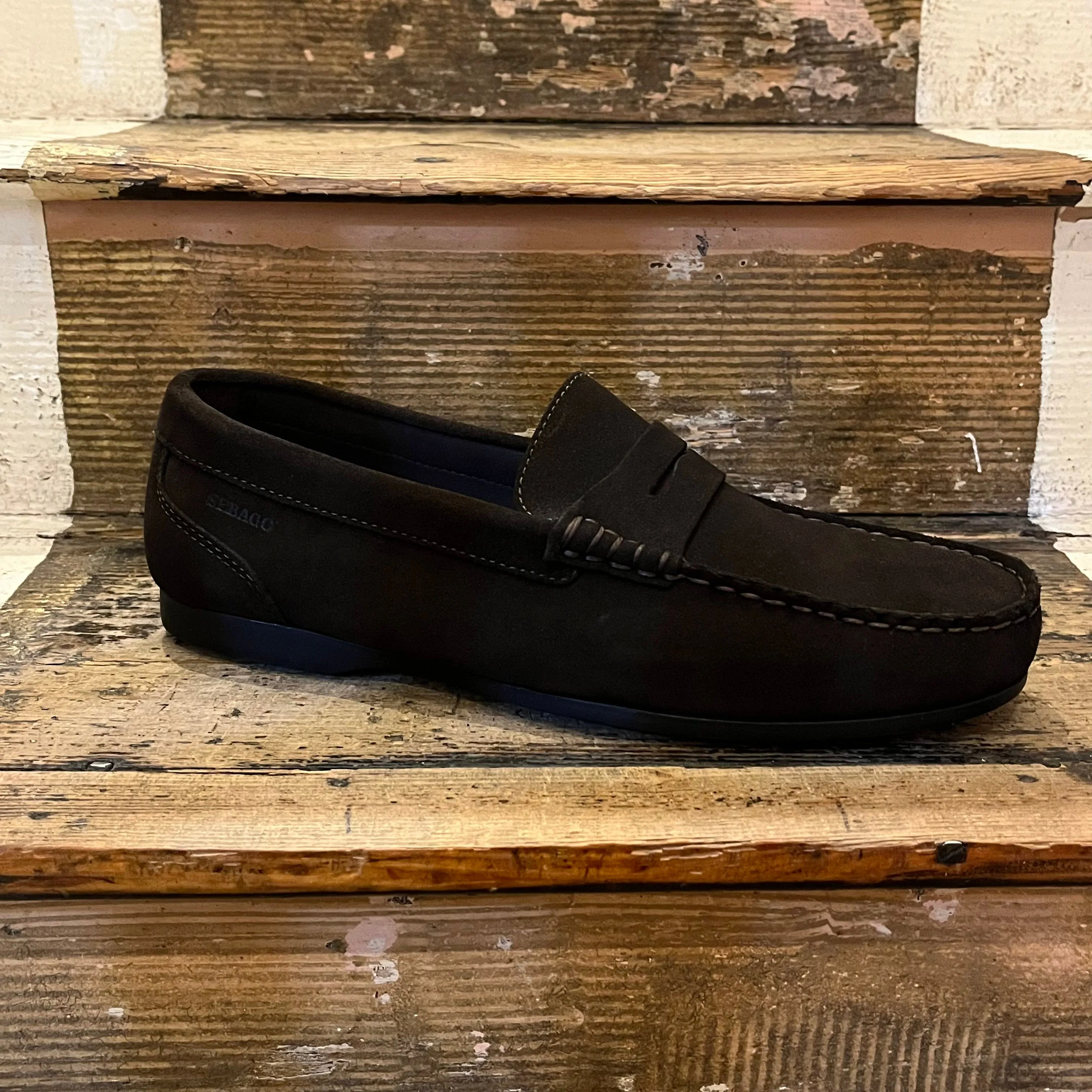 Sebago - Byron Suede Loafer - Dark Brown