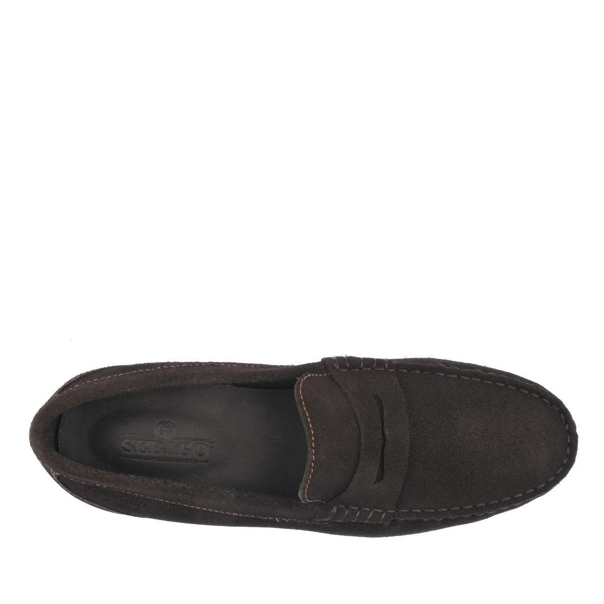 Sebago - Byron Suede Loafer - Dark Brown