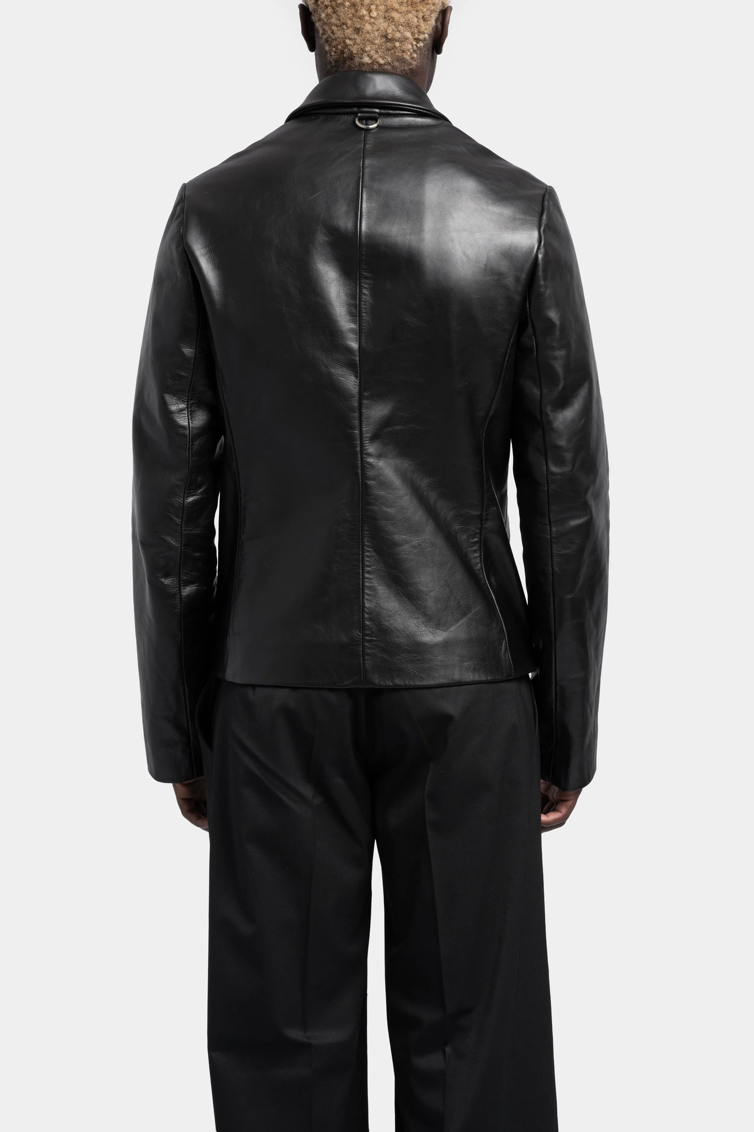 Security leather jacket