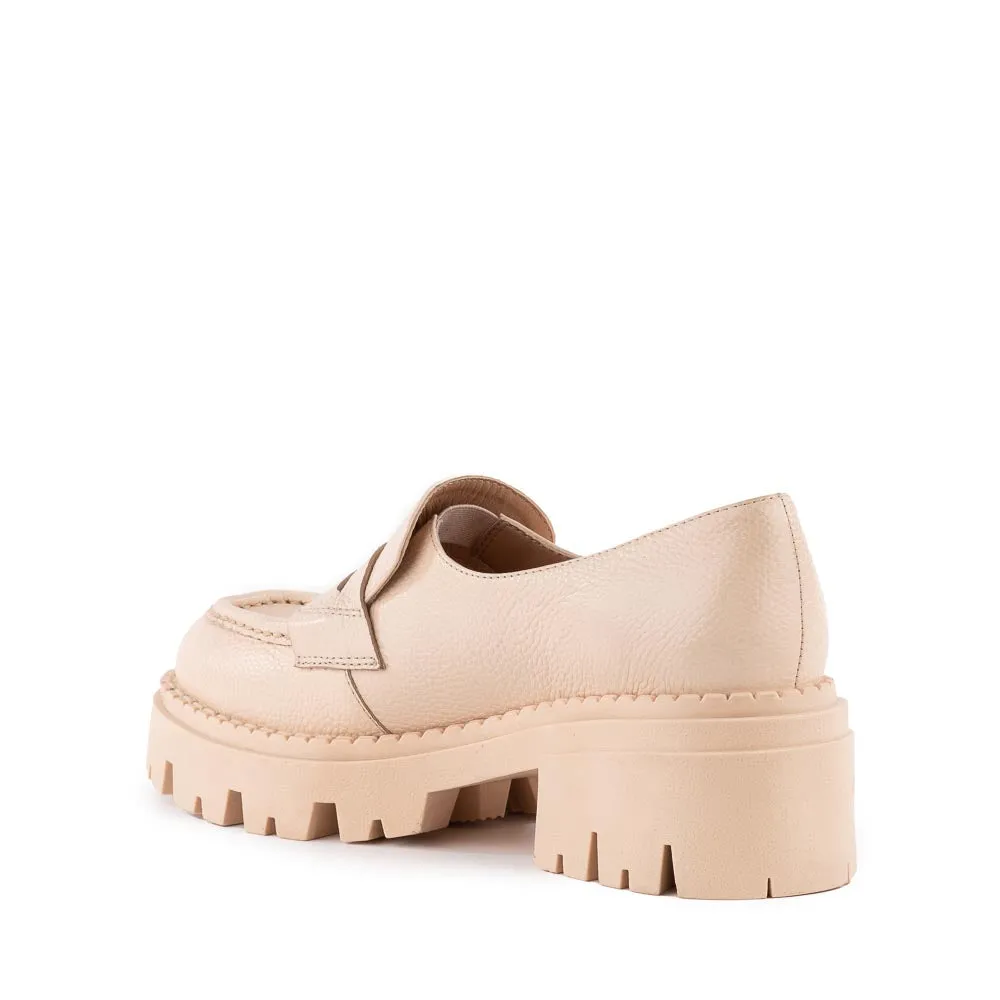 Seychelles Meridian Loafer in Ivory Leather