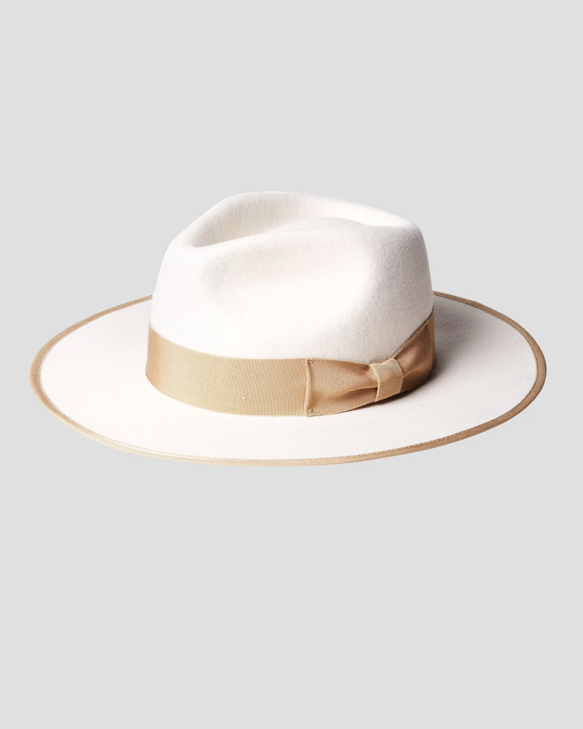 SG Ferguson Fedora Hat - Ivory