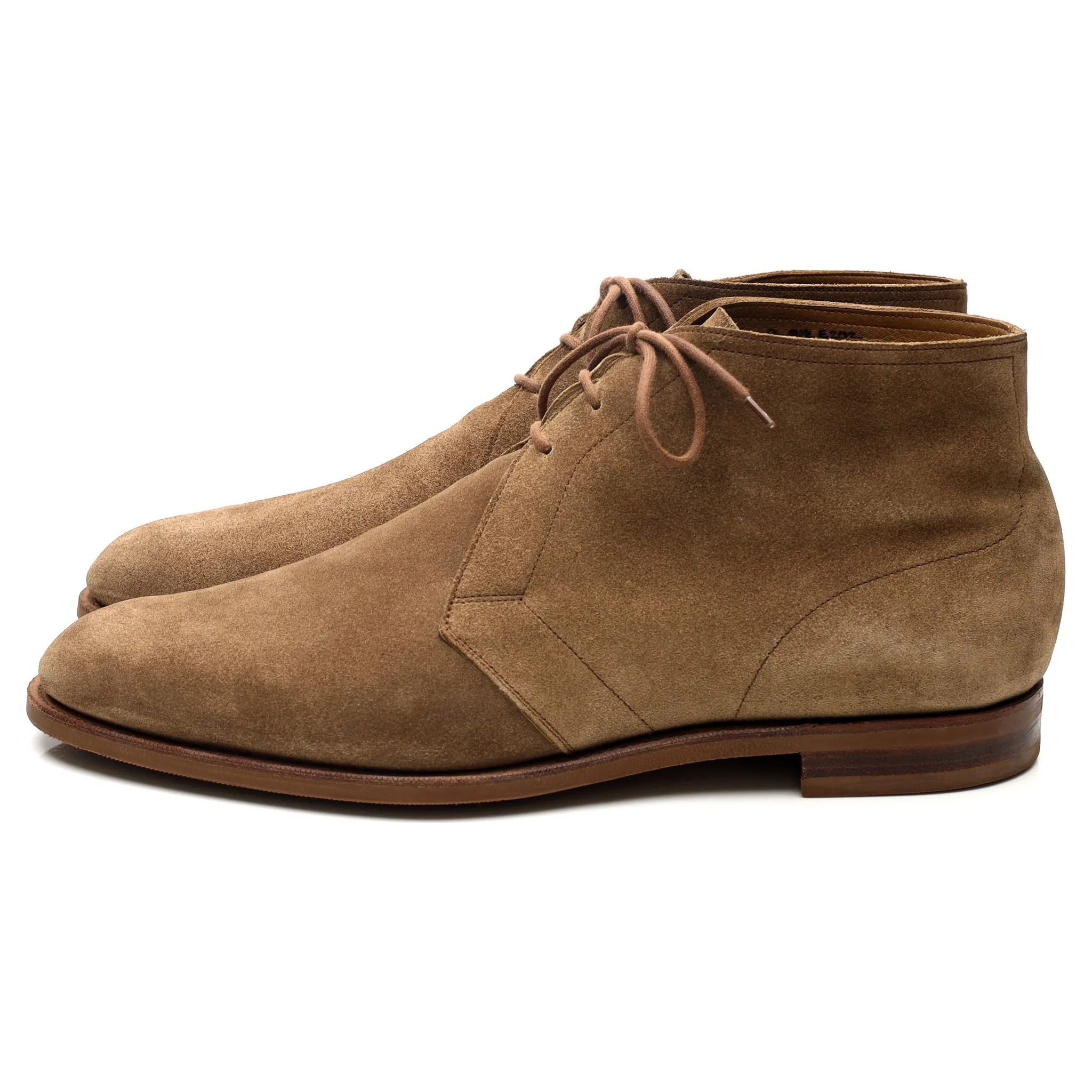 'Shanklin' Light Brown Suede Chukka Boots UK 9 E