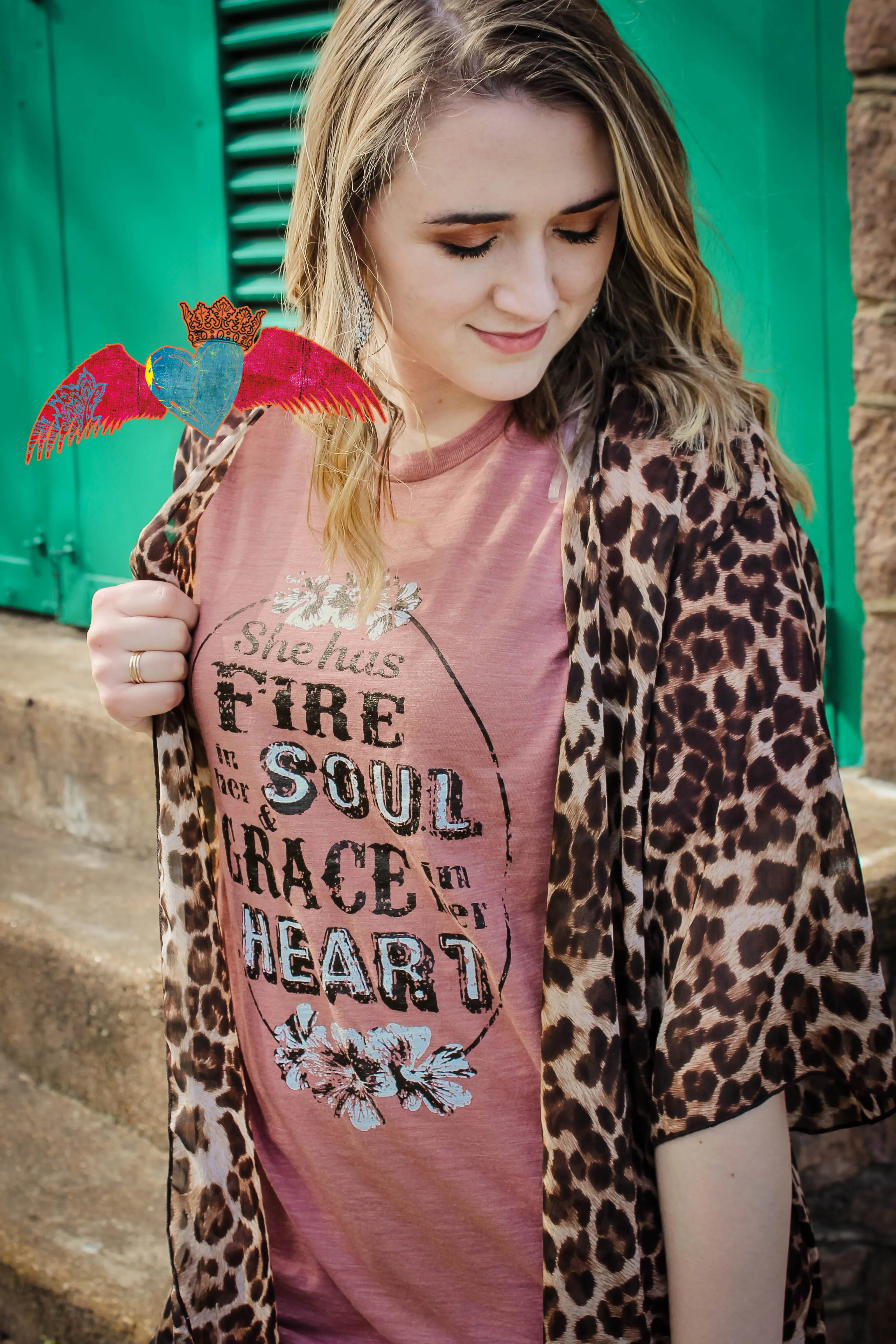 She Has Fire in Her Soul Crew Neck