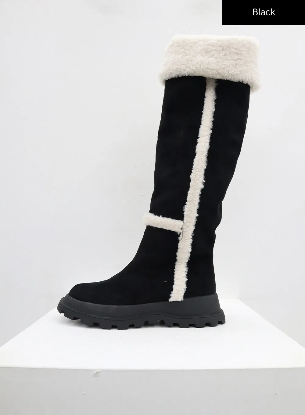 Shearling Knee High Boots CD12