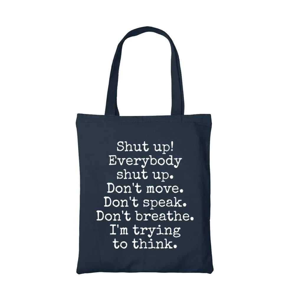 Sherlock Tote Bag - Trying To Think