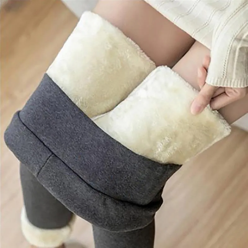 Sherpa High Waisted Winter Fleece Leggings