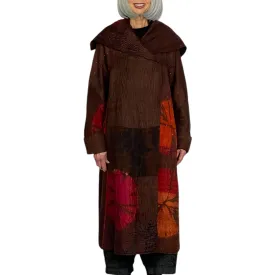 SHIBORI A-LINE LONG COAT