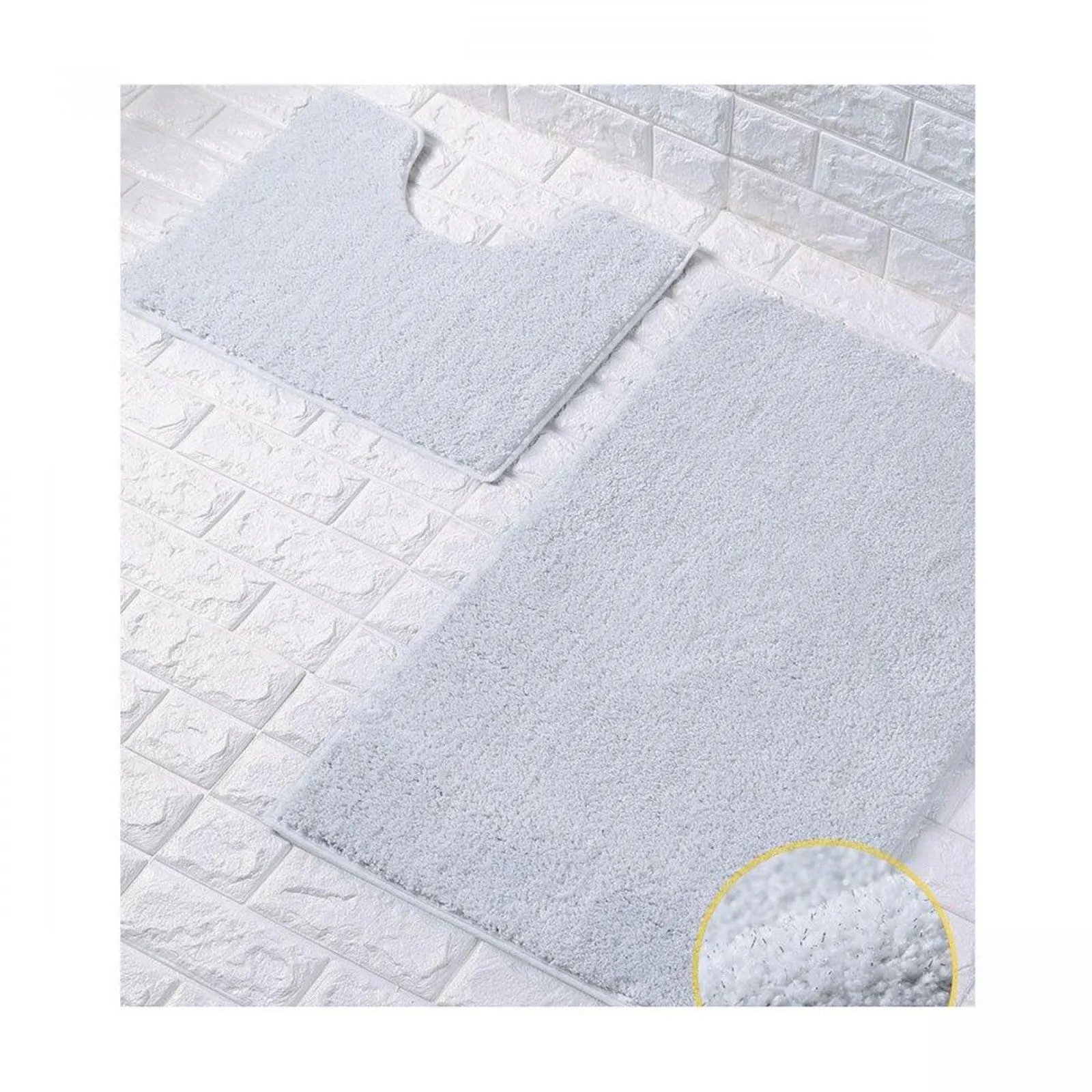 Shiny Bath Mat Set