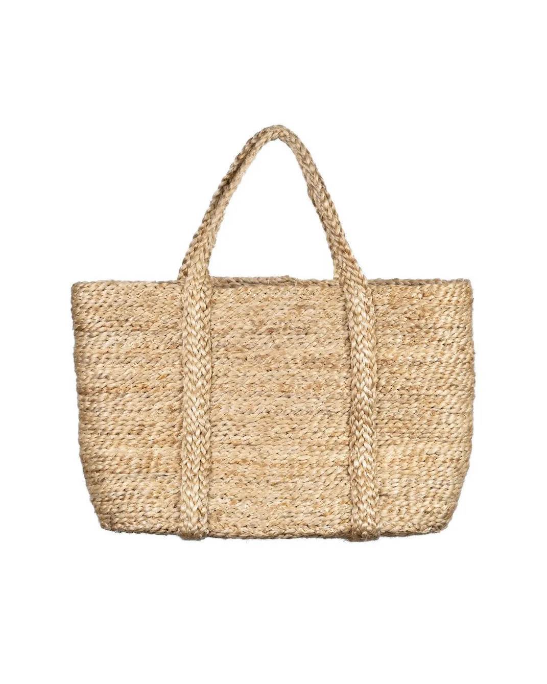 SHOPPING BASKET JUTE SHORT HANDLE