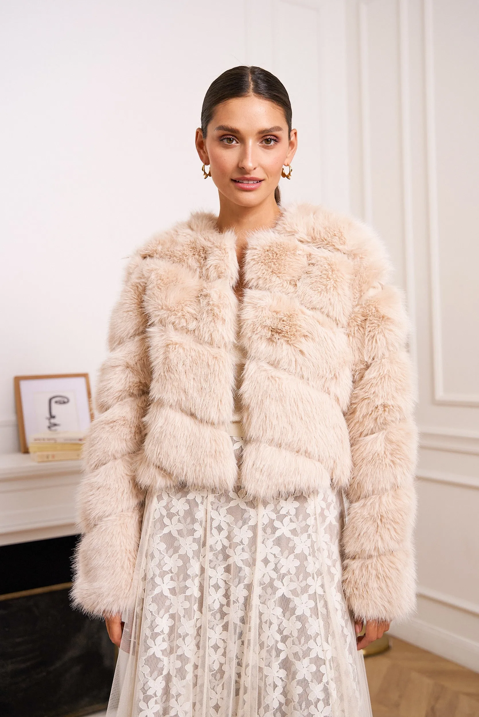 Short Faux Fur Jacket