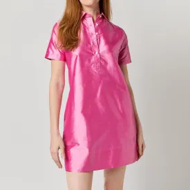 Short-Sleeved Popover Dress