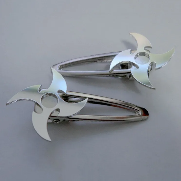 Shuriken Hair Clips