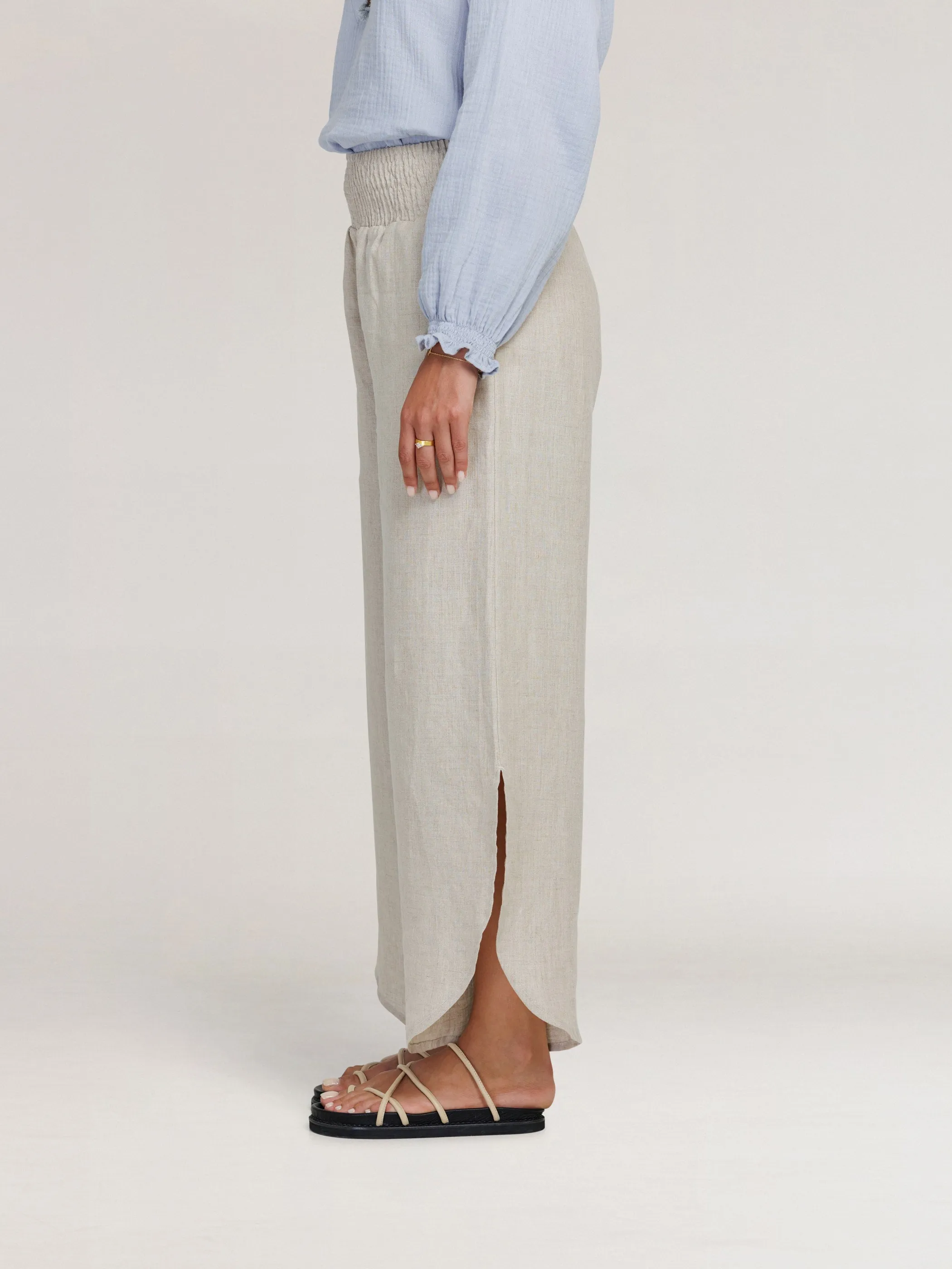 Siena Linen Pants Flax