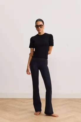 SIENNA SHAPE flared pants - Black