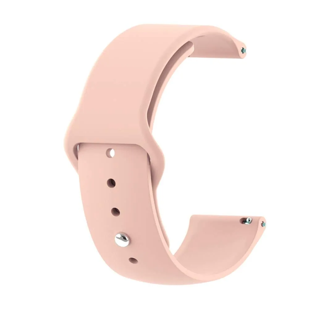 Silicone Button Style Watch Straps Compatible with Fitbit Sense 2