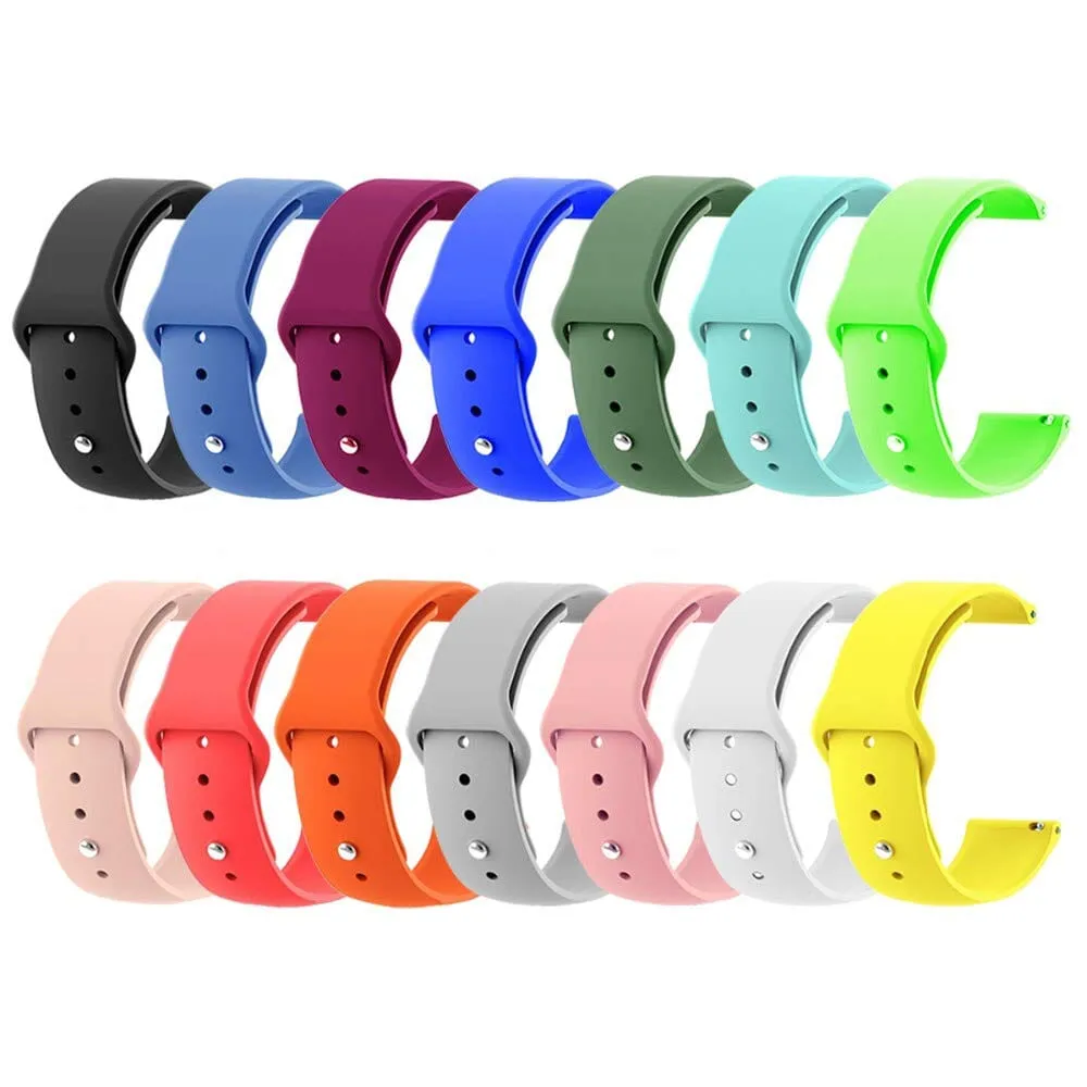 Silicone Button Style Watch Straps Compatible with Michael Kors 22mm Range