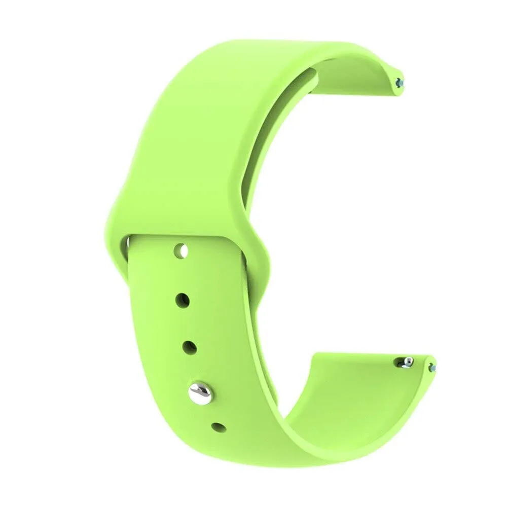 Silicone Button Style Watch Straps Compatible with OnePlus Watch