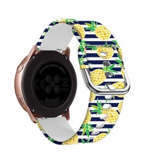 Silicone Pattern Watch Straps compatible with the Misfit Command, Vapor & Vapor 2