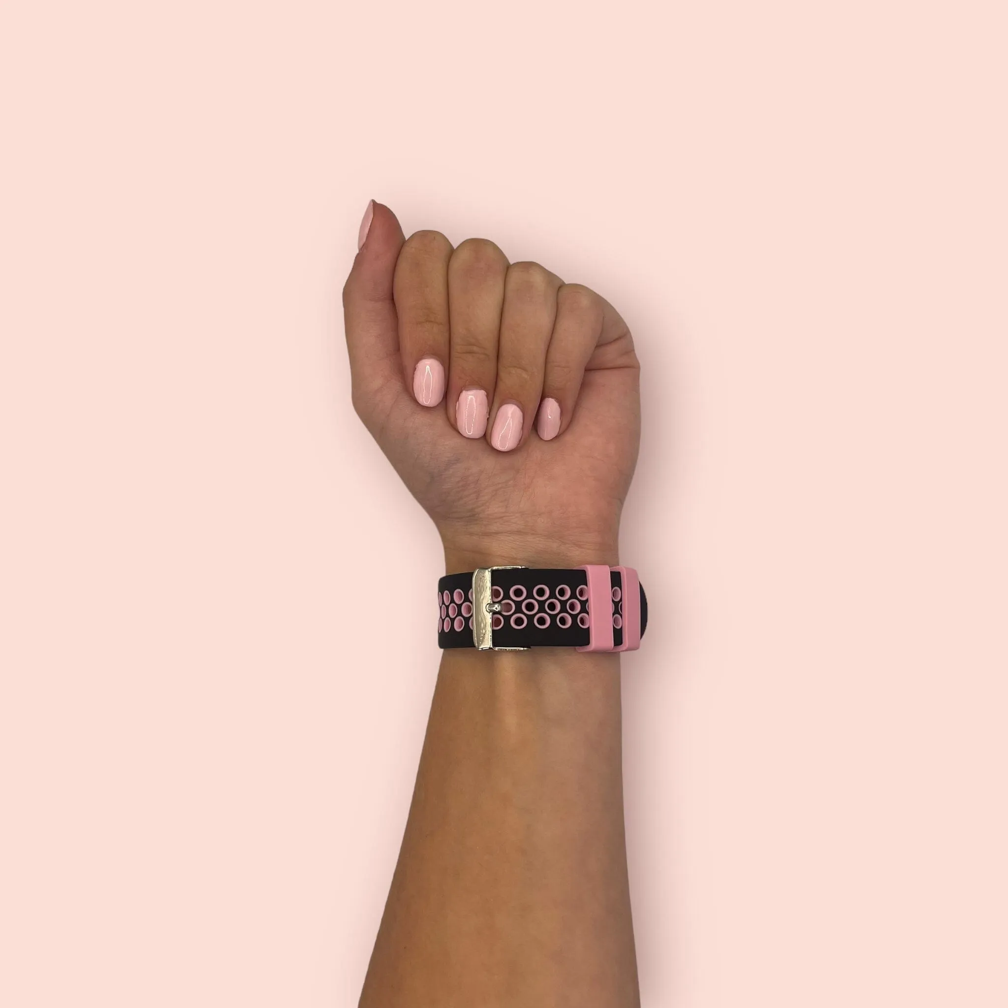 Silicone Sports Straps Compatible with the Ticwatch C2 Rose Gold & C2  Rose Gold