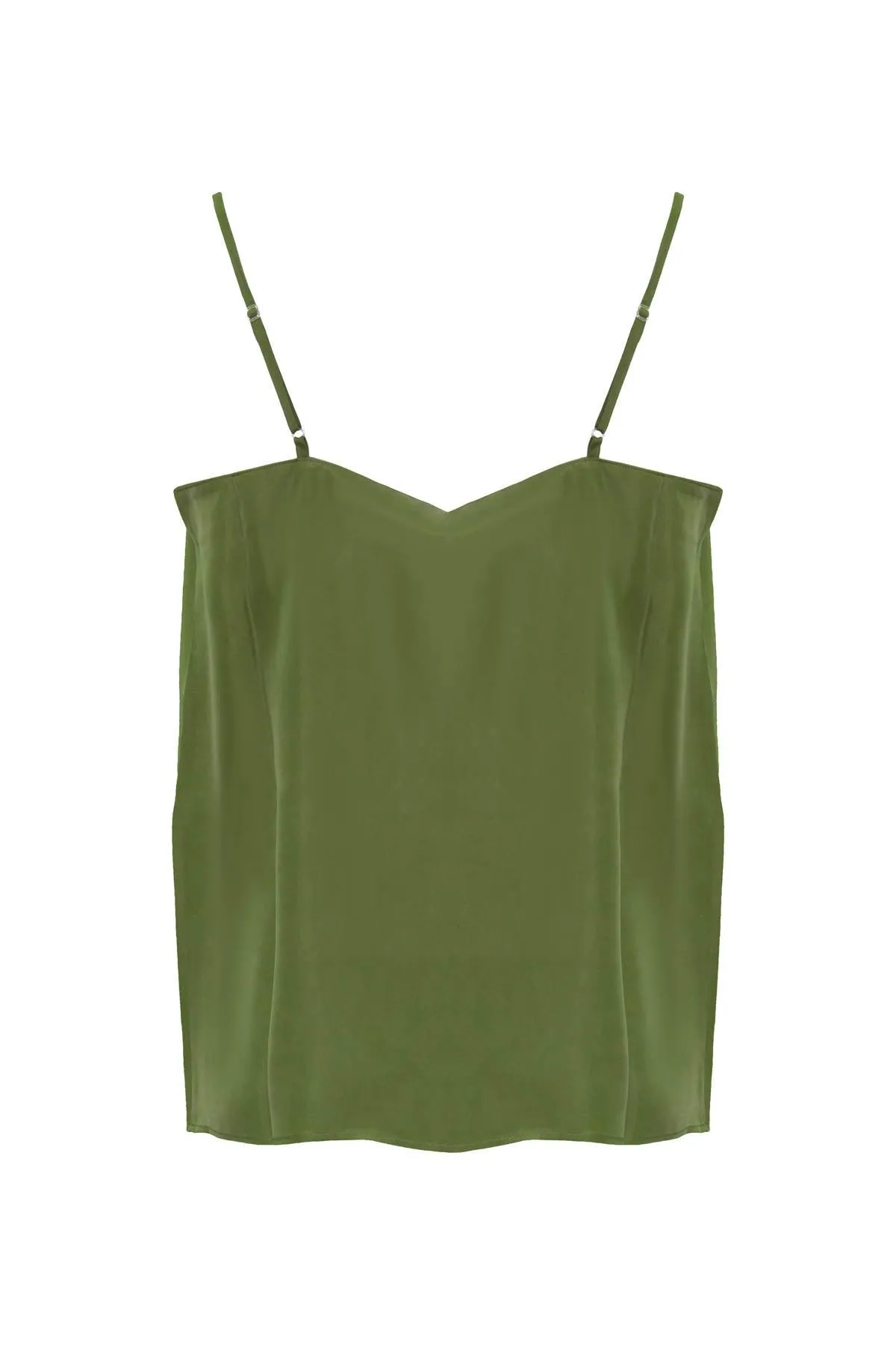 Silk Cami Green