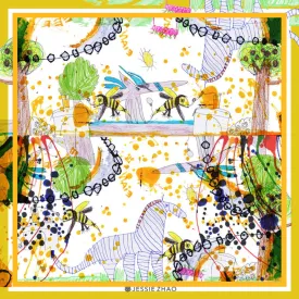 Silk Scarf Of Wonderful World: Once Upon A Time