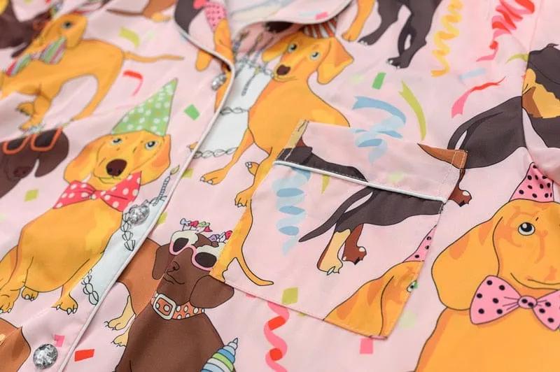 Silky Dachshund Pajamas