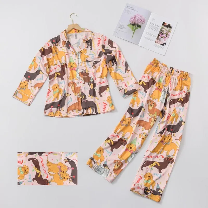 Silky Dachshund Pajamas