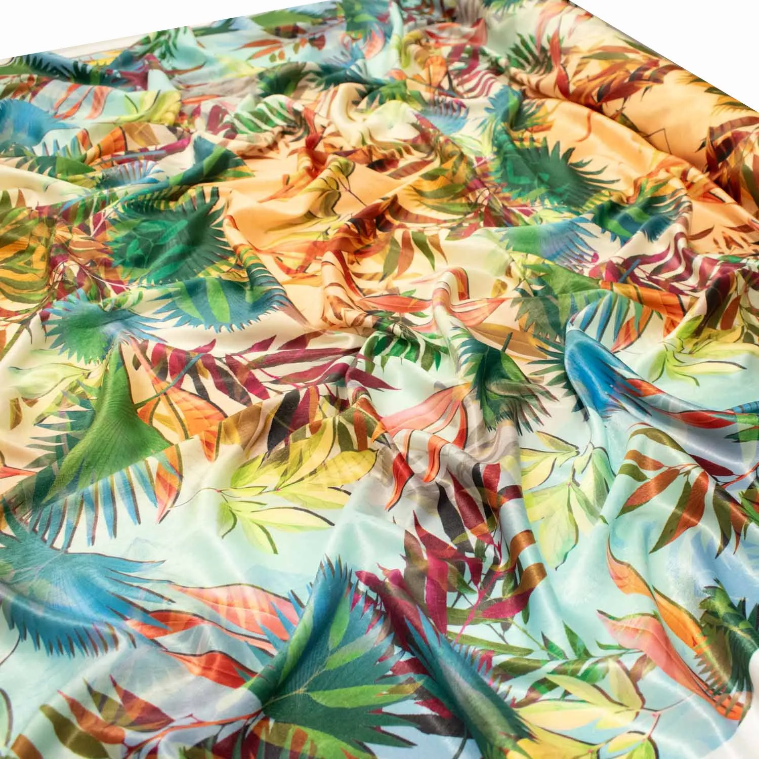 Silky Satin Sand Wash Digital Prints