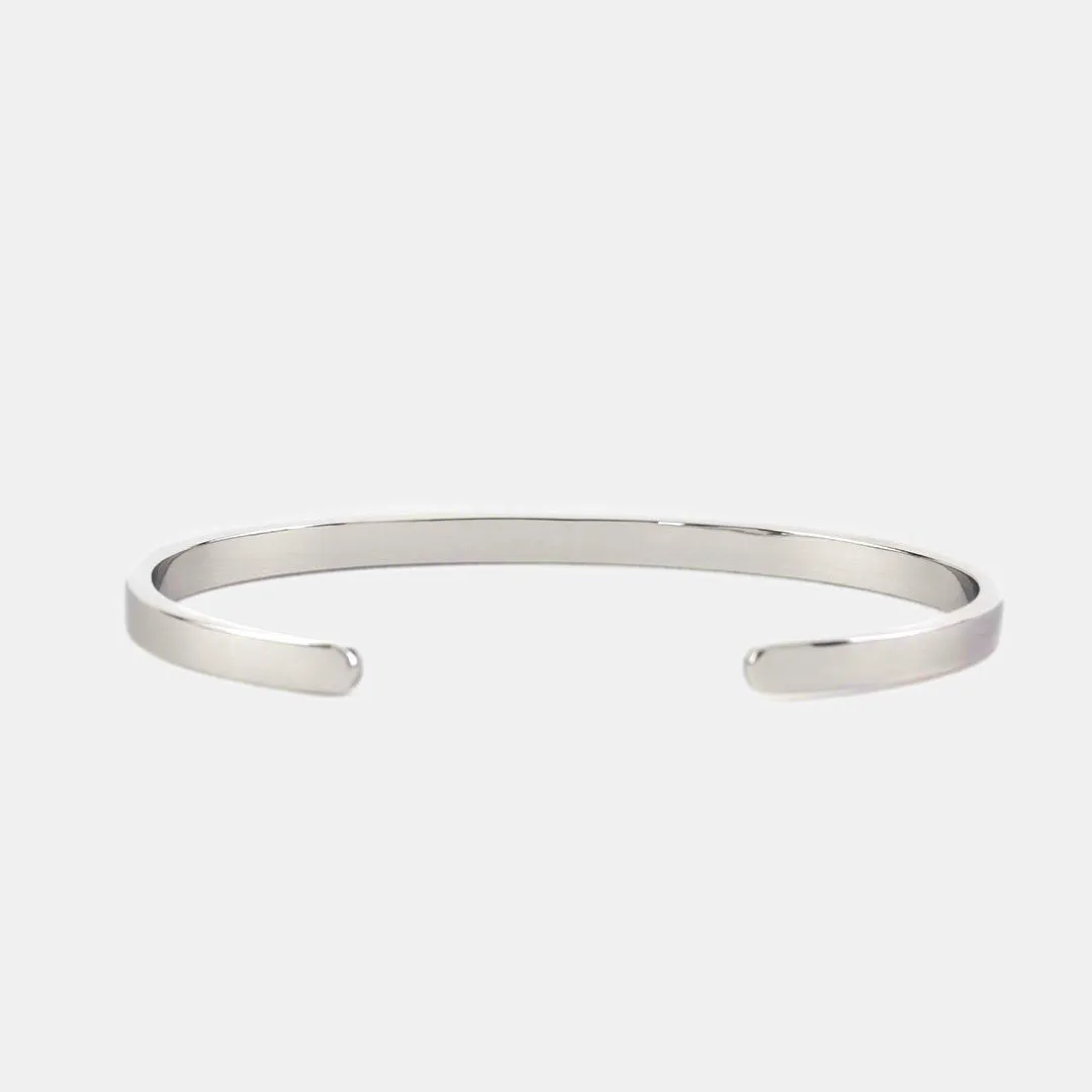 Silver Line Bangle