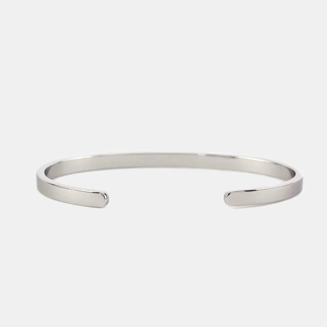 Silver Line Bangle