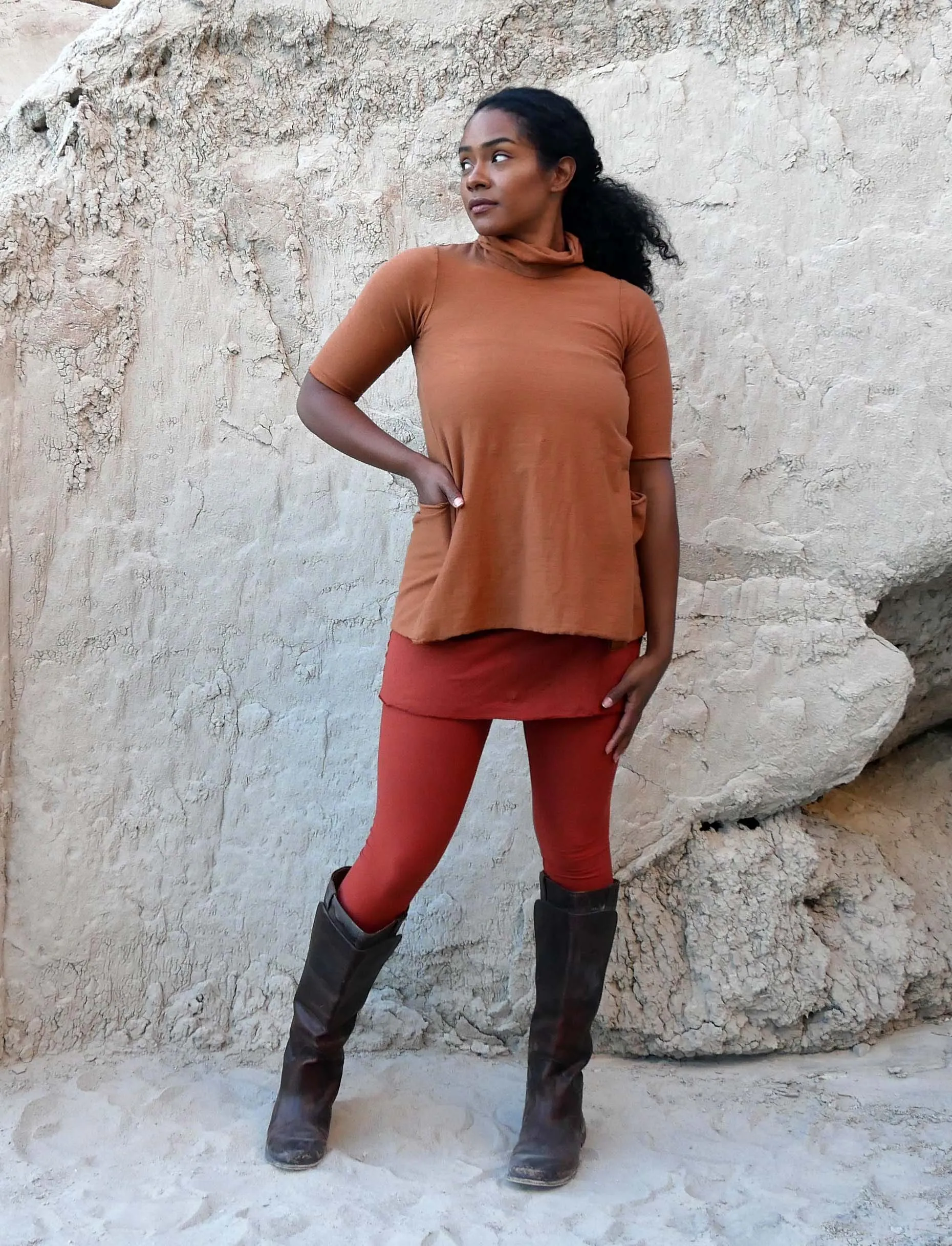 Simplicity Mini Skirted Gaucho Leggings