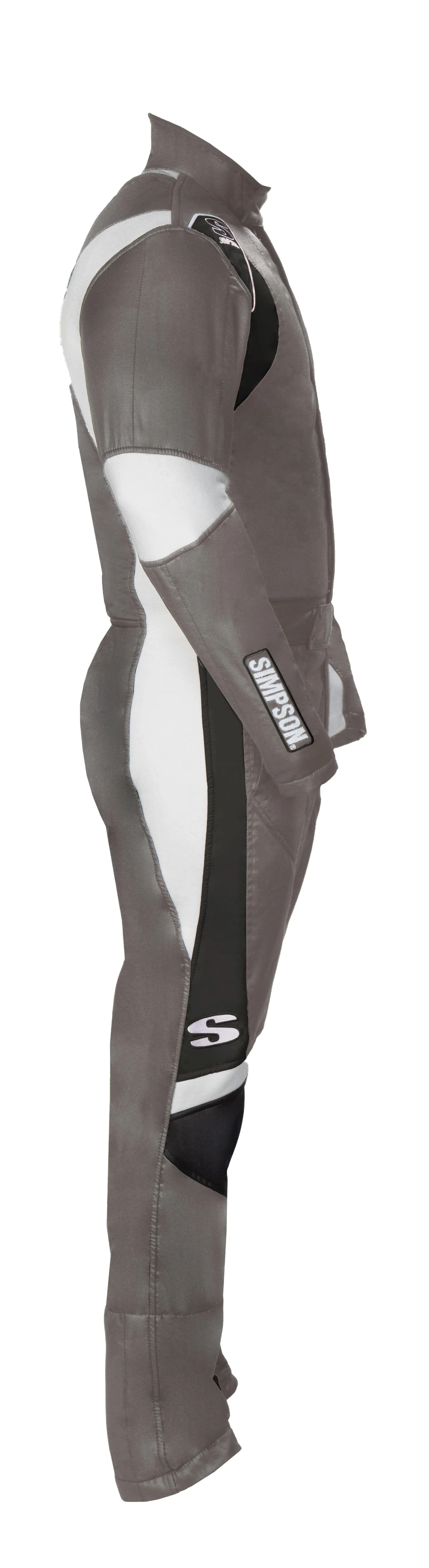 Simpson Supercoil Racing Suit - Alloy/Black/White