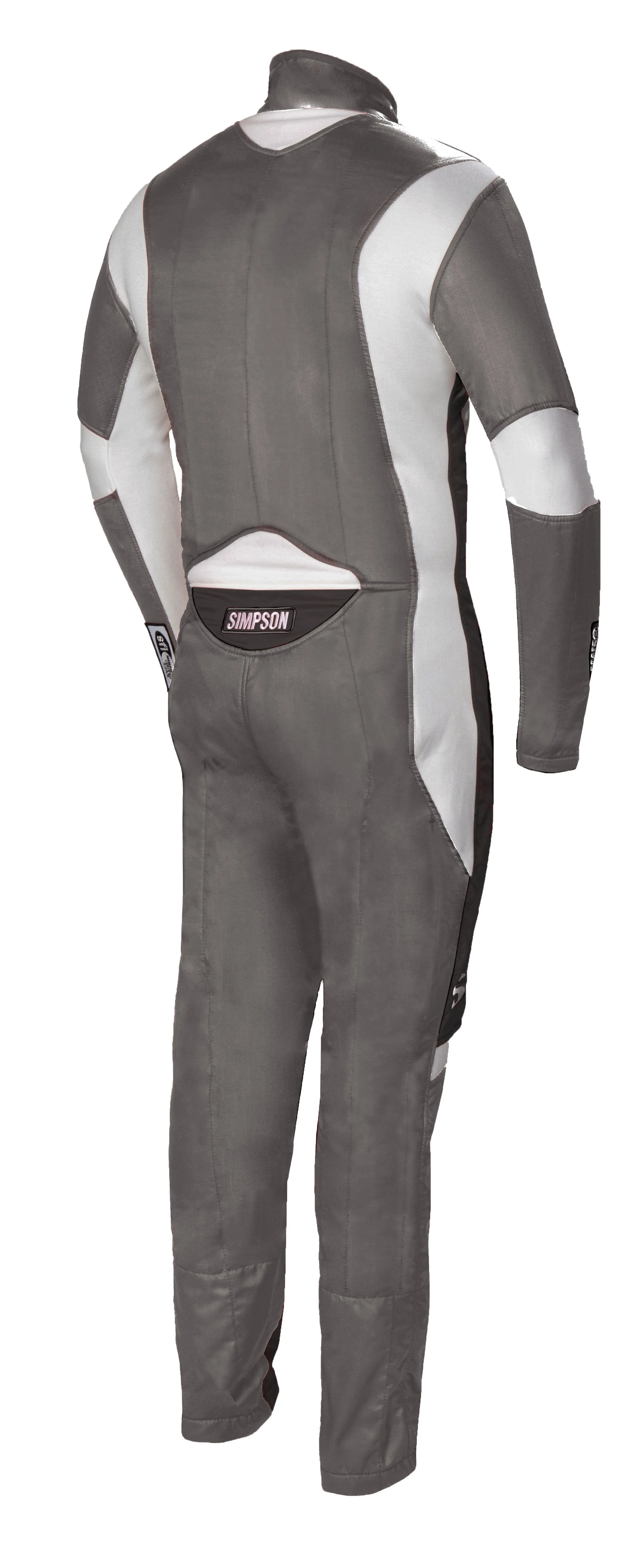 Simpson Supercoil Racing Suit - Alloy/Black/White