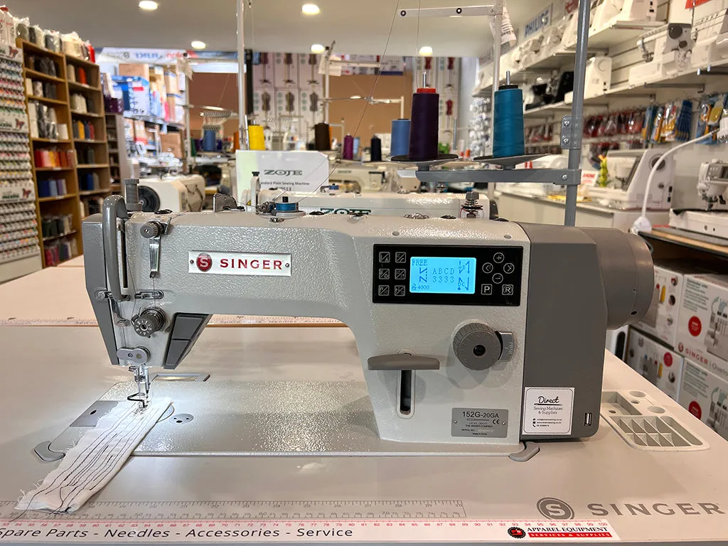 Singer Fully Automatic Industrial Plain Sewing Machine 152G. EX-DEMO