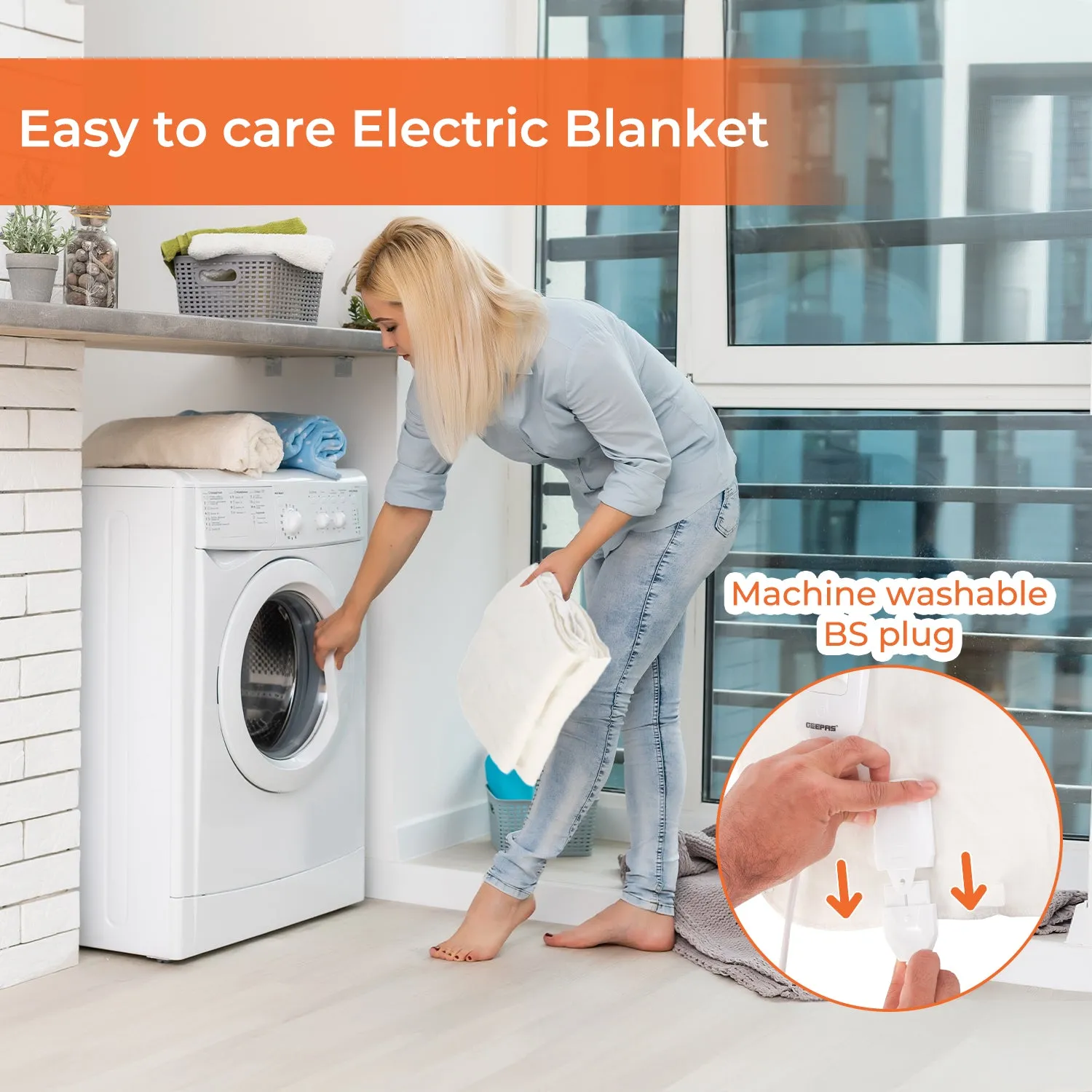 Single Electric Under Blanket With Three Temperature Settings