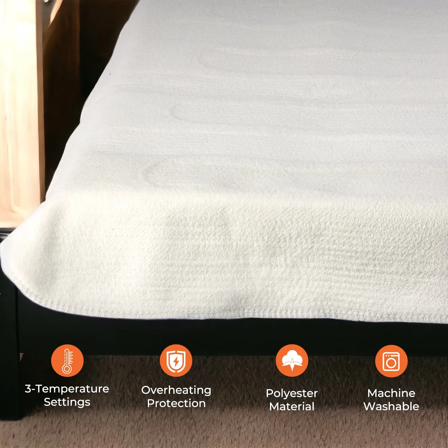 Single Electric Under Blanket With Three Temperature Settings