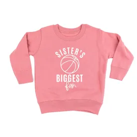 Sister's Biggest Fan - (Basketball) - Child Sweater