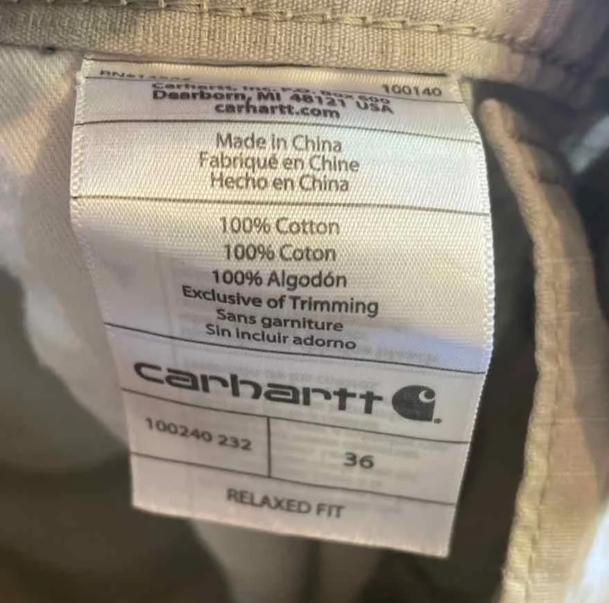 Size 36 Carhartt Men's Shorts