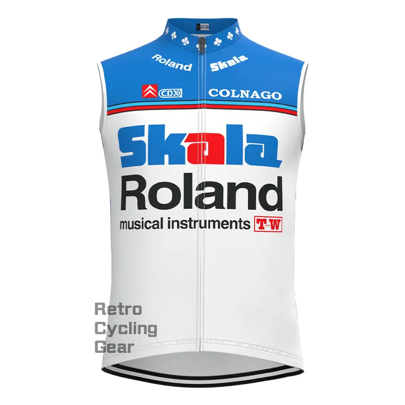 Skala Blue Retro Long Sleeve Cycling Kit