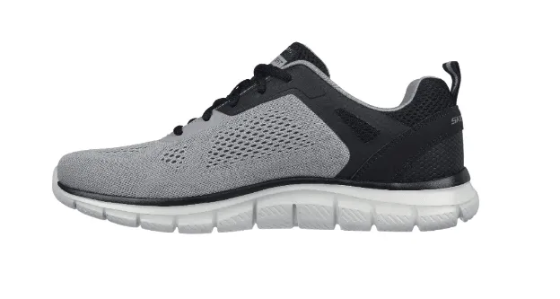 SKECHERS Track Shoe - Broader - Grey/Black - Mens