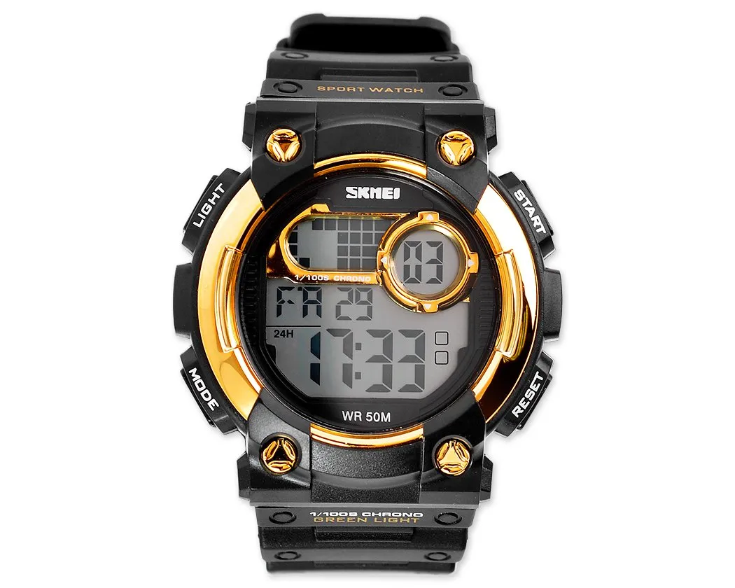 SKMEI Waterproof Day Date Digital Men Running Sports Watch