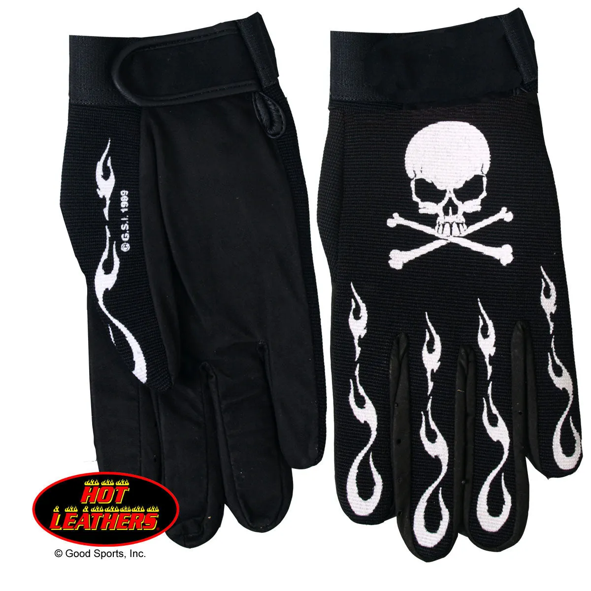 Skull & Crossbones Mechanics Gloves