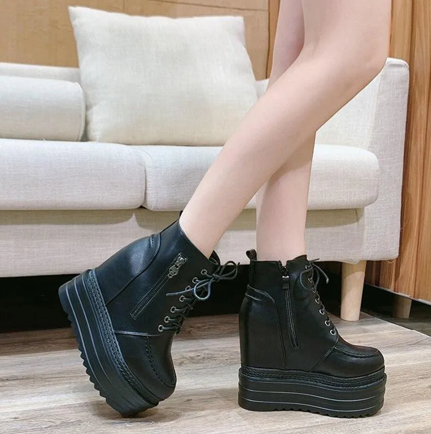 Skull Ankle Boots